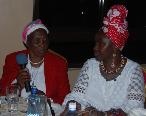 Our founder Nyakio with her mother, Agatha.